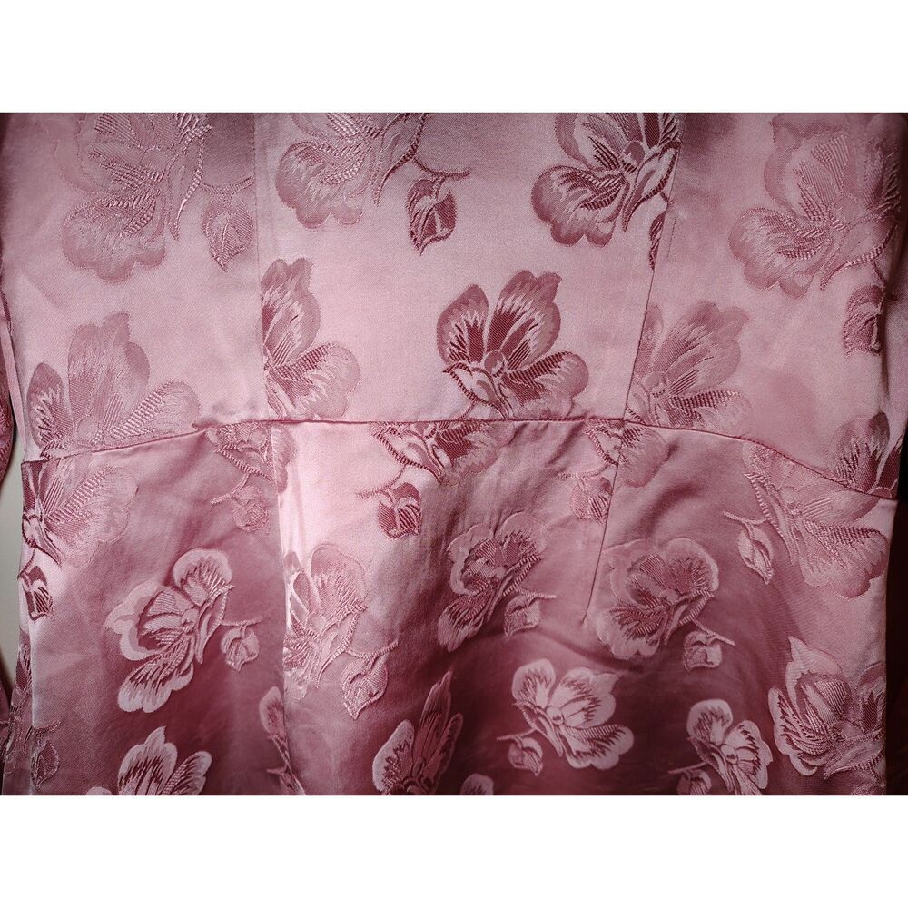 Alexa Chung Floral Jacquard Peplum Blouse Coquette Balletcore Cottagecore Twee - Picture 10 of 15